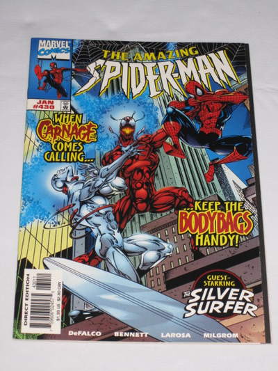 Amazing Spider-Man#430  Carnage! Silver Silver! comic book, View more
