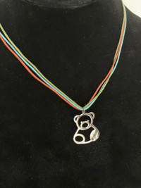 Necklace 925 silver pendant /Collier pendentif en argent