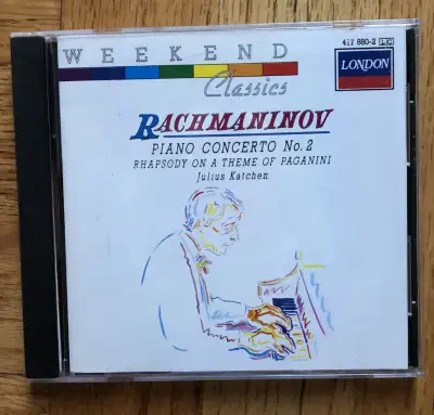 CD RACHMANINOV: Piano Concerto No. 2 JULIUS KATCHEN, View more