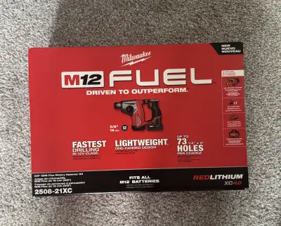 Milwaukee  M12 FUEL 5/8 SDS Plus Rotary Hammer Kit, View more
