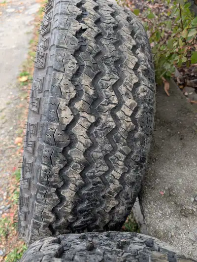 4 Goodyear Wrangler Territory AT/S with approximately 5000km on them. 255/65R18 Asking $450 Call or...