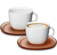 BNIB - Nespresso Lume Gran Lungo 2 Coffee Cups and Saucers Set