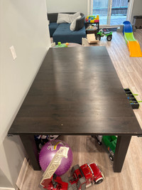 Huge extendable dining table 