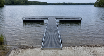 Good used commercial grade floating docks Low maintenance Galvanized steel construction Can be added...