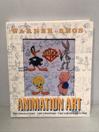 Vintage 1997 Warner Bros Animation Art  Book Looney Tunes Batman