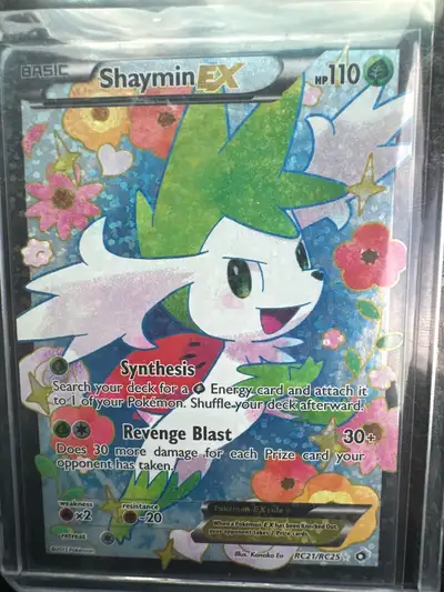 Shaymin EX Pokemon Card, View more