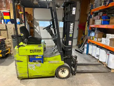 Clarke TMG15 electric forklift, View more