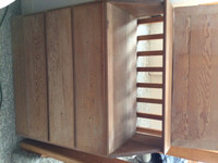 Antique 3 drawer and desk combination. Unfinished Antique $50