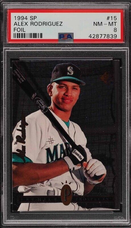 ALEX RODRIGUEZ .... 1994 SP Foil ROOKIE .... PSA 7, PSA 8 ($125) in Arts & Collectibles in City of Halifax - Image 2