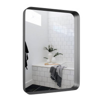 New Upland Oaks Medium Bathroom Mirror (Silver, Recessed 30"x22)