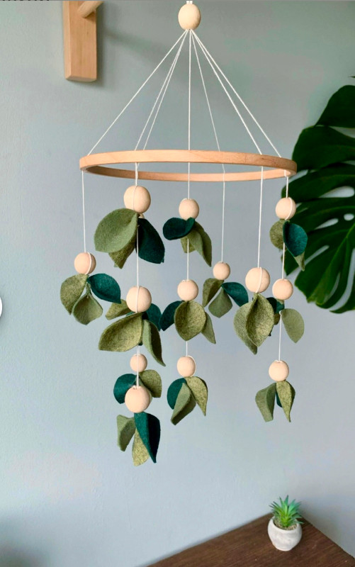 Beautiful Custom Forest Green Lead Mobiles with Hangers in Other in Peterborough