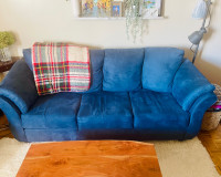Cobalt Blue 3-Seater Sofa
