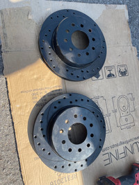 Gmc seirra Chevrolet 1500 front performance disks
