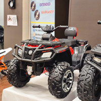 ATV Quads For Kids w/ Rubber Wheels, Music System & Warranty!