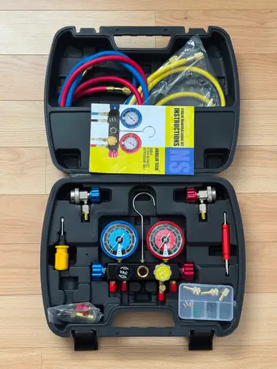 - Bought this to test my cars AC and only used it once - Otherwise it's in like new condition with a...