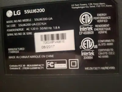 Lg 4k 55 " smart tv, View more