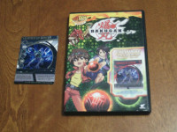 Bakugan DVD with RARE Legends of Water Ability card