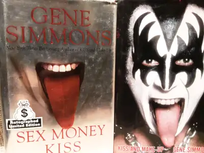 SEX MONEY KISS : AUTOGRAPHED GENE SIMMONS : Excellent condition: $150 SEX MONEY KISS : Excellent con...