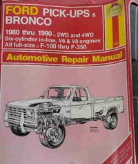 Ford Pick-Ups and Bronco Repair manual 