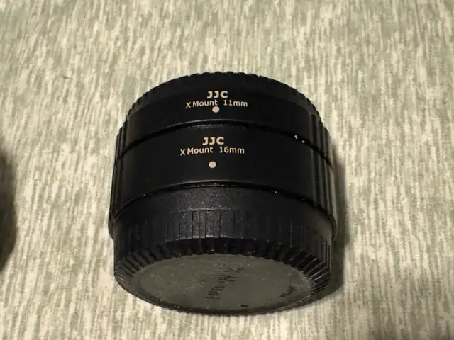 JJC X Mount Auto Focus Macro Extension Tube Set for Fuji Camera in Cameras & Camcorders in Barrie - Image 3