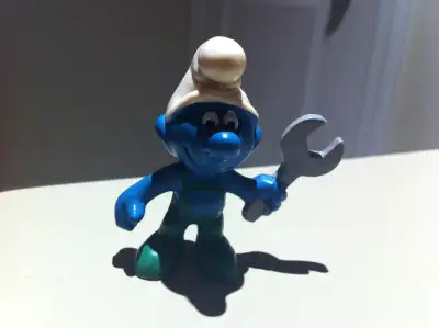 Smurfs - Vintage Mechanic Smurf (green overall), View more