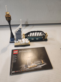 Lego Architecture Sydney (21032) (retired, preowned) 100% manual