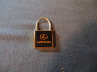 VINTAGE BRASS TOYOTA LEXUS KEYCHAIN-GOLD COLOR-COLLECTIBLE!