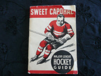 1939-1940 Sweet Caporal Major  Hockey Guide