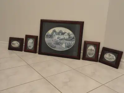 CATHERINE KARNES MUNN 5-PIECE PRINT ART-- NEW BRUNSWICK ARTIST, View more