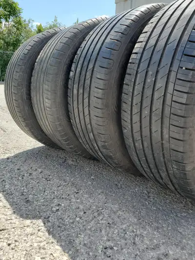 225 55 R17 Bridgestone used tires - (4) BridgestoneTuranza tires - Well Kept - $340 for 4 - All seas...
