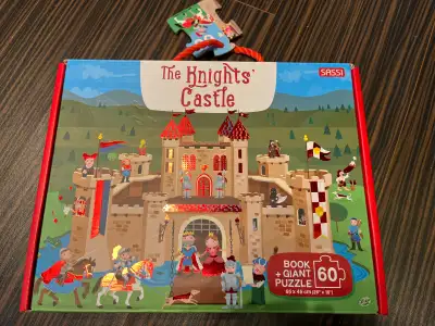 Children’s puzzle and matching book, View more