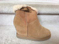 Ash Youri Suede Fleece Lined Boots - Size 7½ / 38