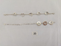 925 Sterling Silver Bracelets $20 to $80