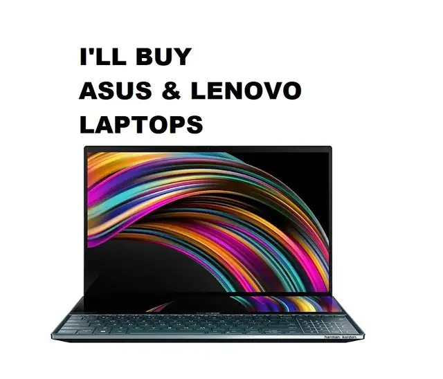i buy asus, lenovo laptop (zenbook, vivobook, x1 carbon, yoga) in Laptops in City of Toronto - Image 2