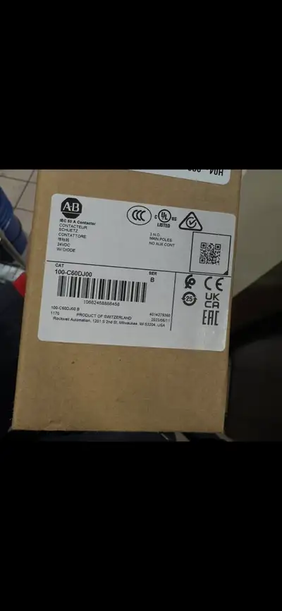 New Allen-Bradley 100-C60DJ00 60A IEC Contactor – Factory Sealed, View more