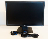 Acer AL1916w 1440x900 LCD Monitor with Power cord and VGA cable