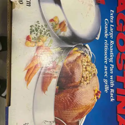 Extra large roasting Pan with rack , View more