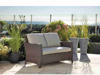CANVAS Portland Patio loveseat and coffee table 