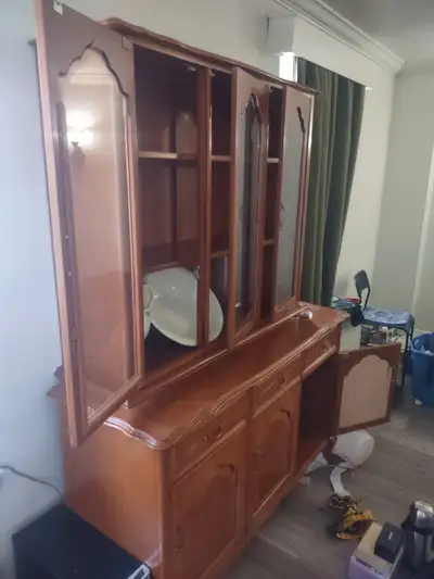 Buffet and Hutch. Good condition. $60 and must pickup today., View more