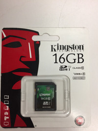 KINGSTON 16GB SD1 HCI Carte mémoire  NEUVE