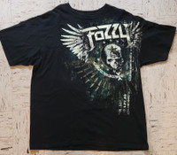 Fozzy Band T-Shirt Black XL 2010 Chris Jericho WWF WWE AEW