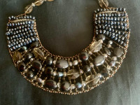 Collar beaded necklace