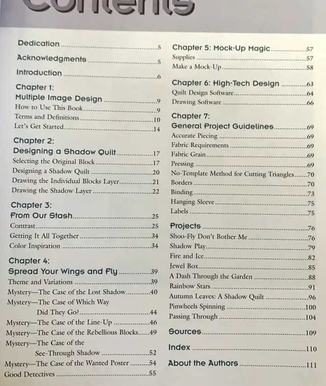 QUILTING BOOK - SHADOW QUILTS by PATRICIA M. MARGARET & DONNA I. in Hobbies & Crafts in Red Deer - Image 4