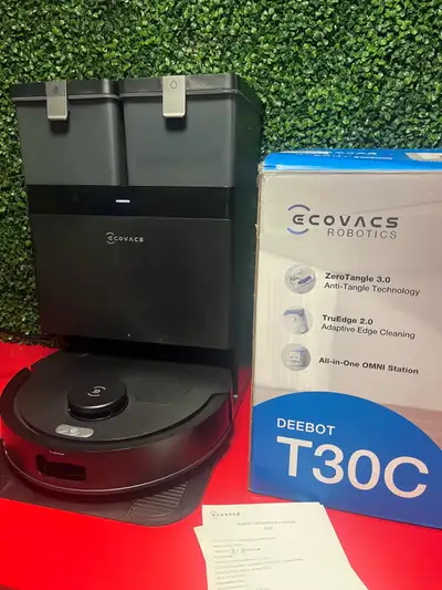 I'm selling a brand new Ecovacs Deebot T30C Omni Robotic Vacuum Cleaner! This advanced vacuum featur...