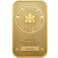 MRC Lingot or/bullion gold bar RCM 1 oz .9999