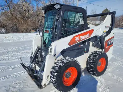 2022 Bobcat S76, 74 HP turbo diesel, no def or dpf, 2 speed variable speed, ride control, heat and a...