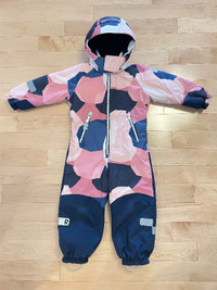 Reimatec Waterproof Snowsuit size 4T (104cm) - Pink/Navy/White