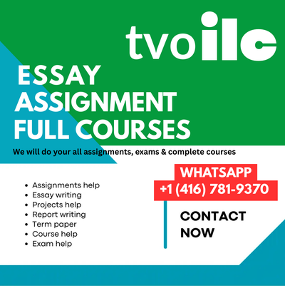 ILC/TVO All Courses and Assignments help available, View more