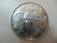 Classic Michael Jordan Space Jam Aluminum Coin Circa 1997 Rare!