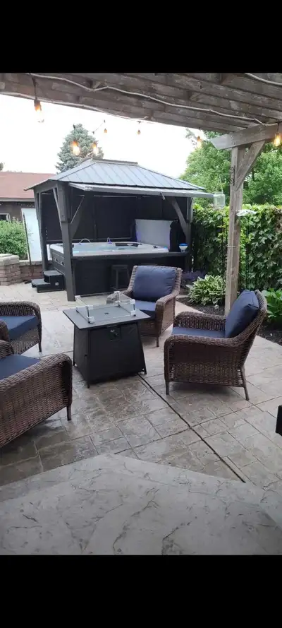 MOVING SALE- OUTDOOR WICKER SET, View more